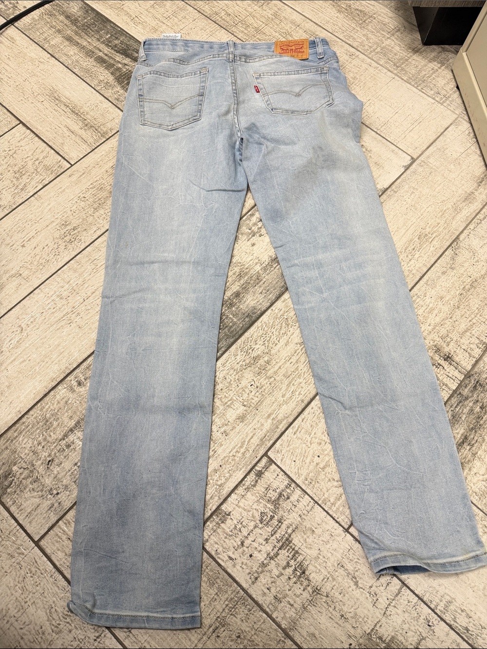 Levi's Light Blue Skinny Men’s Jeans - Picture 3 of 5